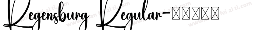 Regensburg Regular字体转换